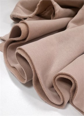 Футер 3нитка начёс с велюр-эффектом ГРИБНОЙ 10359