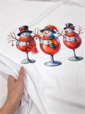 Футер 2нитка СНЕГОВИКИ 10369