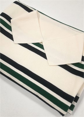 Пике ПОЛОСА ЗЕЛЕНЫЙ+МОЛОКО 10565