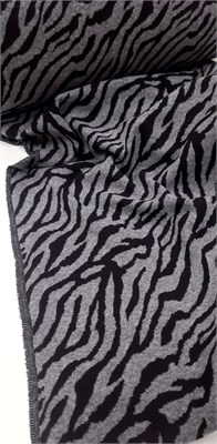 ТРИКОТАЖ ЗЕБРА СЕРАЯ 10096