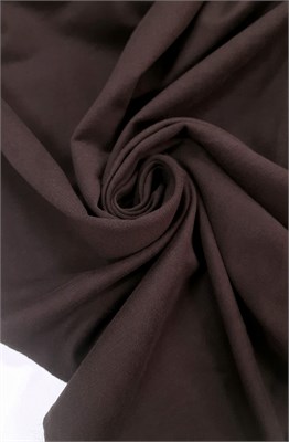 ФУТЕР ДВУНИТКА С ВЕЛЮР-ЭФФЕКТОМ ШОКОЛАД 10132