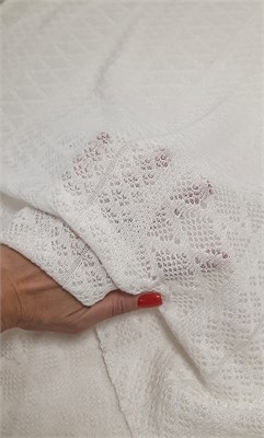 Ажурный трикотаж МИЛЕНА МОЛОКО 10241