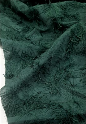 Хлопок перья 3D Зелёный 10029