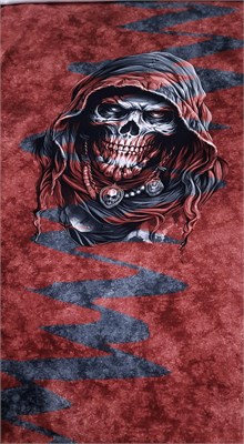 Кулир ЧЕРЕП НА КРАСНОМ 10308