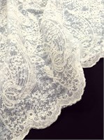 Вышивка на сетке ЭКРЮ #1 10609