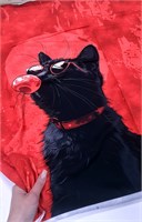 Кулир КОТ НА КРАСНОМ 10077