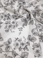 Лён 100% умягченный Цветы 10017