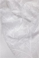 Хлопок перья 3D Белый 10028