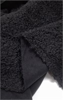 Барашек на флисе ЧЁРНЫЙ 10236