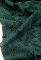 Хлопок перья 3D Зелёный 10029