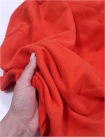 Футер 3нитка диагональ с велюр-эффектом КРАСНЫЙ АПЕЛЬСИН 10269